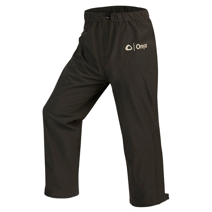 Black lightweight Hydrovore Pant with logo on upper left side.