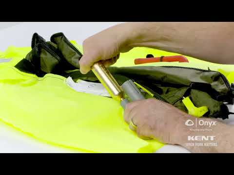 Video instructions on how to rearm and repackage the Onyx A/M-24 All Clear and A/M-33 All Clear Life Jackets.